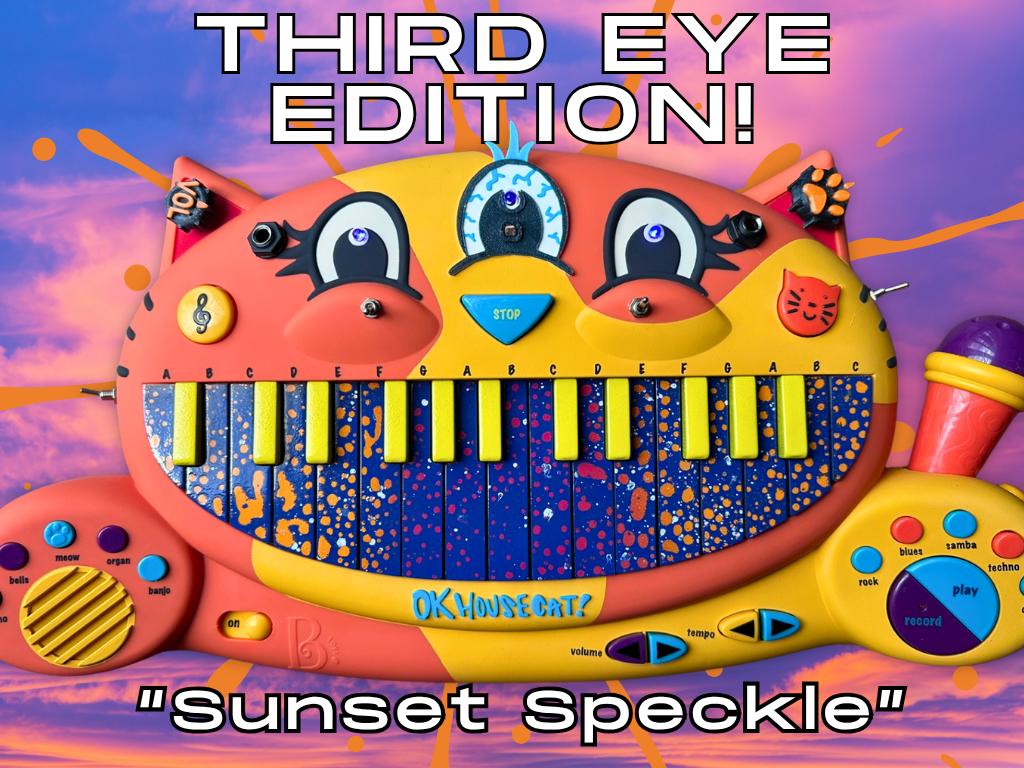 Circuit Bent MEOWSIC: Third Eye Edition ("Sunset Speckle")
