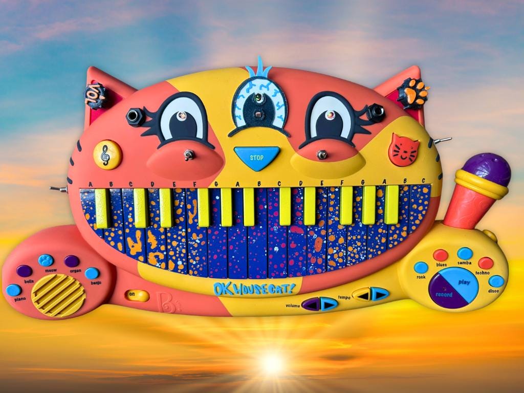 Circuit Bent MEOWSIC: Third Eye Edition ("Sunset Speckle")