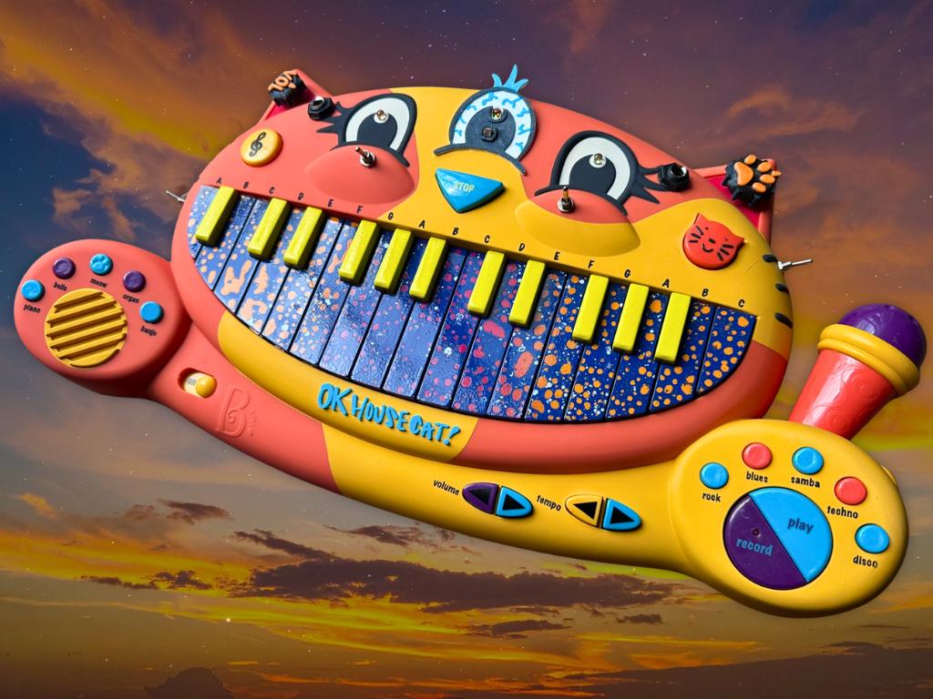 Circuit Bent MEOWSIC: Third Eye Edition ("Sunset Speckle")