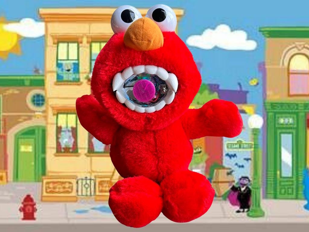 Circuit Bent Tickle-Me-Elmo: Nostalgic Noise Toy