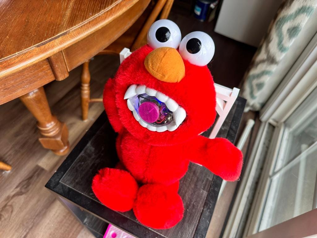 Circuit Bent Tickle-Me-Elmo: Nostalgic Noise Toy