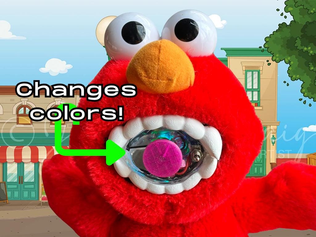 Circuit Bent Tickle-Me-Elmo: Nostalgic Noise Toy