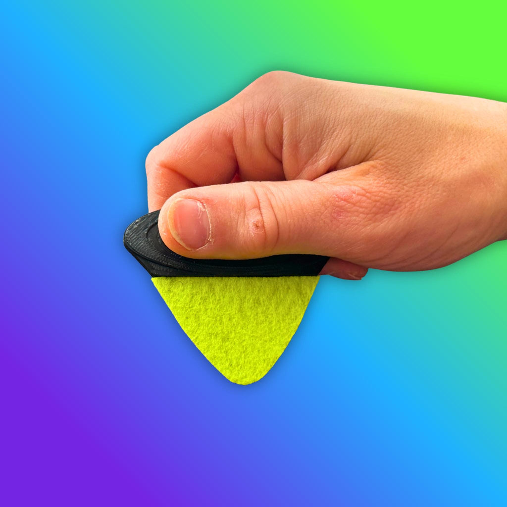 GripAssist Oversized Ukulele Pick – STL File Download for 3D Printing (Noncommercial Use License)