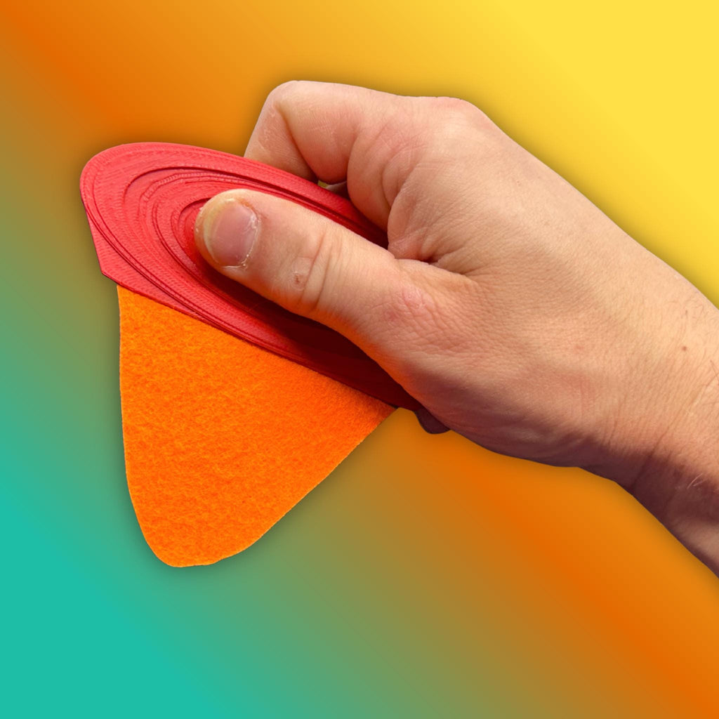 GripAssist XL Oversized Guitar Pick – STL File Download for 3D Printing (Noncommercial Use License)
