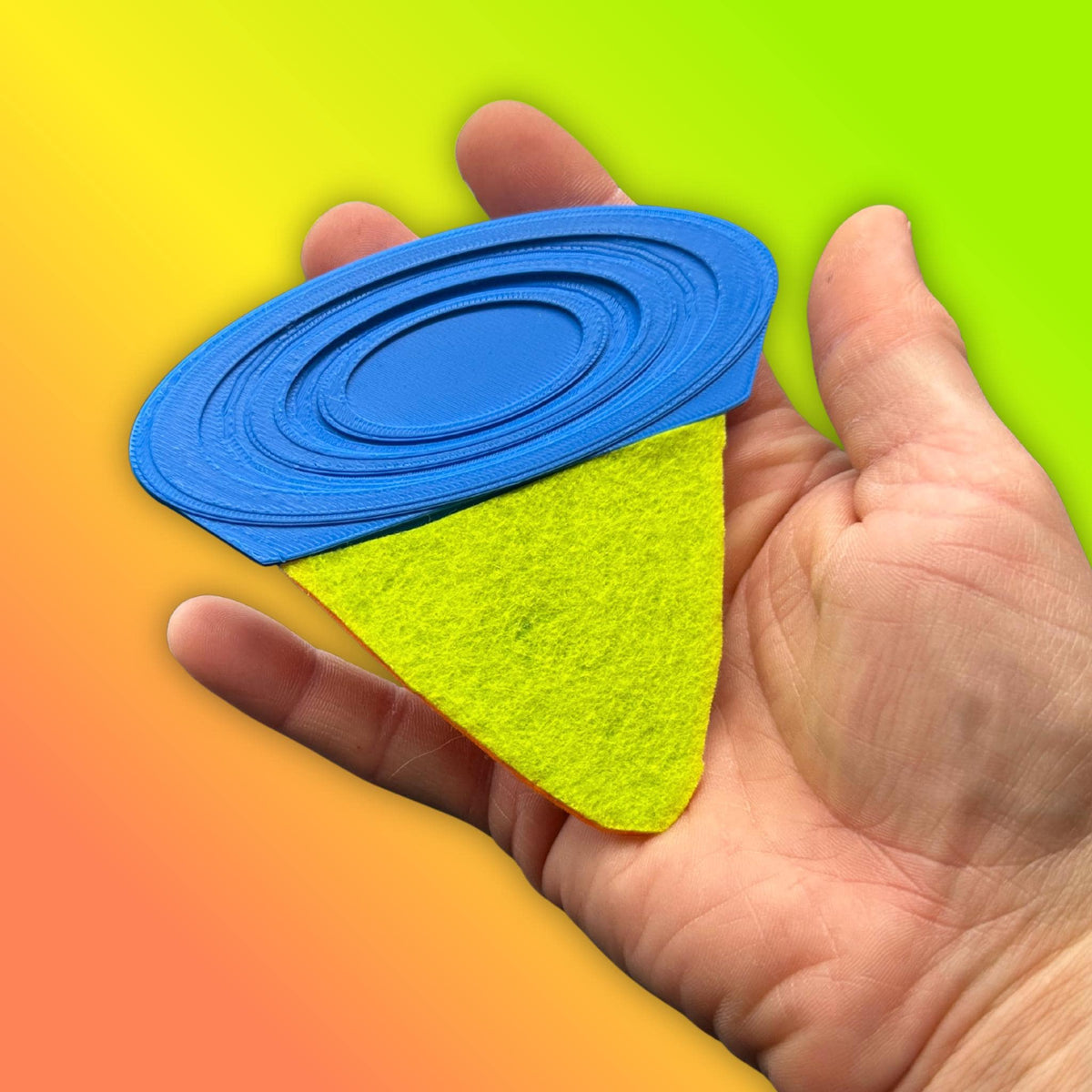 GripAssist XL Oversized Guitar Pick – STL File Download for 3D Printing (Noncommercial Use License)