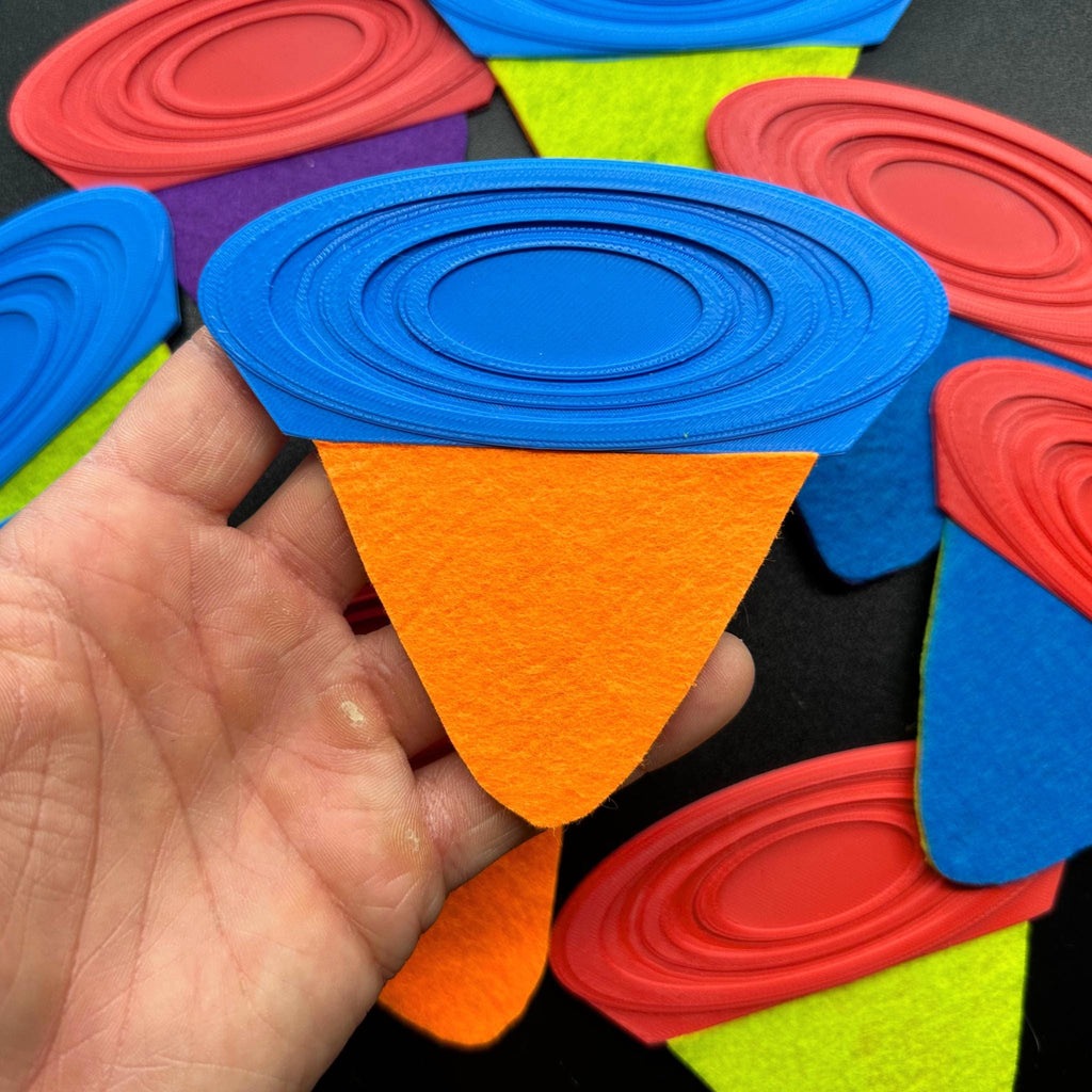 GripAssist XL Oversized Guitar Pick – STL File Download for 3D Printing (Noncommercial Use License)