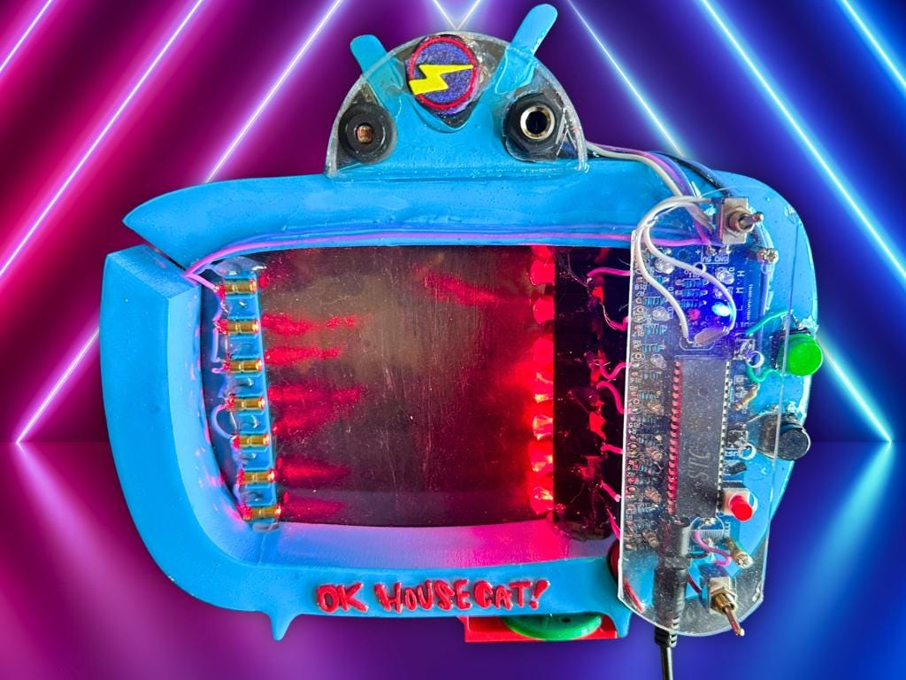 Laser Harp - TV Edition Homemade Electronic Synth