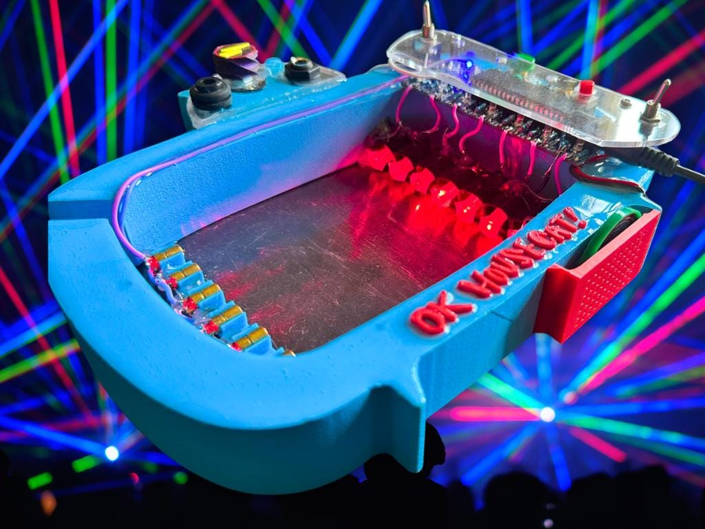 Laser Harp - TV Edition Homemade Electronic Synth