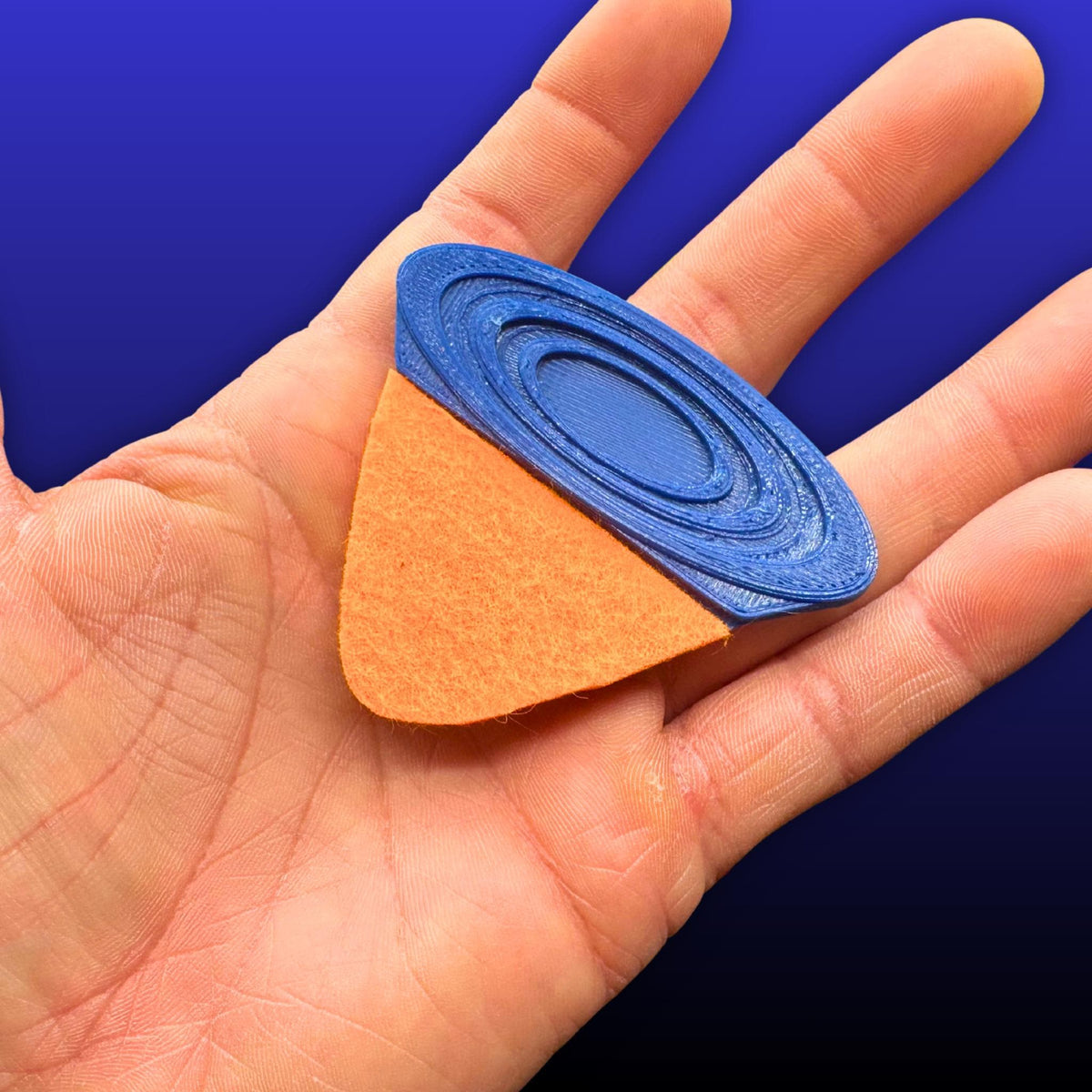 GripAssist Oversized Ukulele Pick – STL File Download for 3D Printing (Noncommercial Use License)