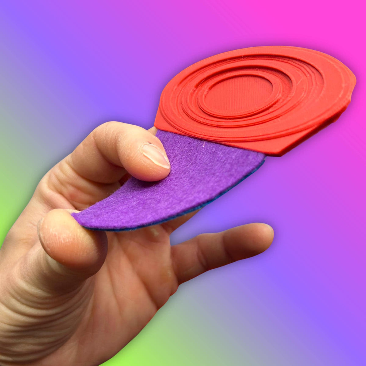 GripAssist XL Oversized Guitar Pick – STL File Download for 3D Printing (Noncommercial Use License)