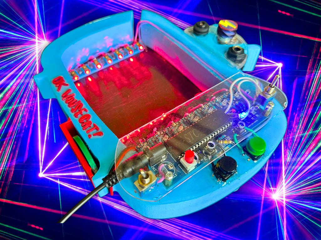 Laser Harp - TV Edition Homemade Electronic Synth