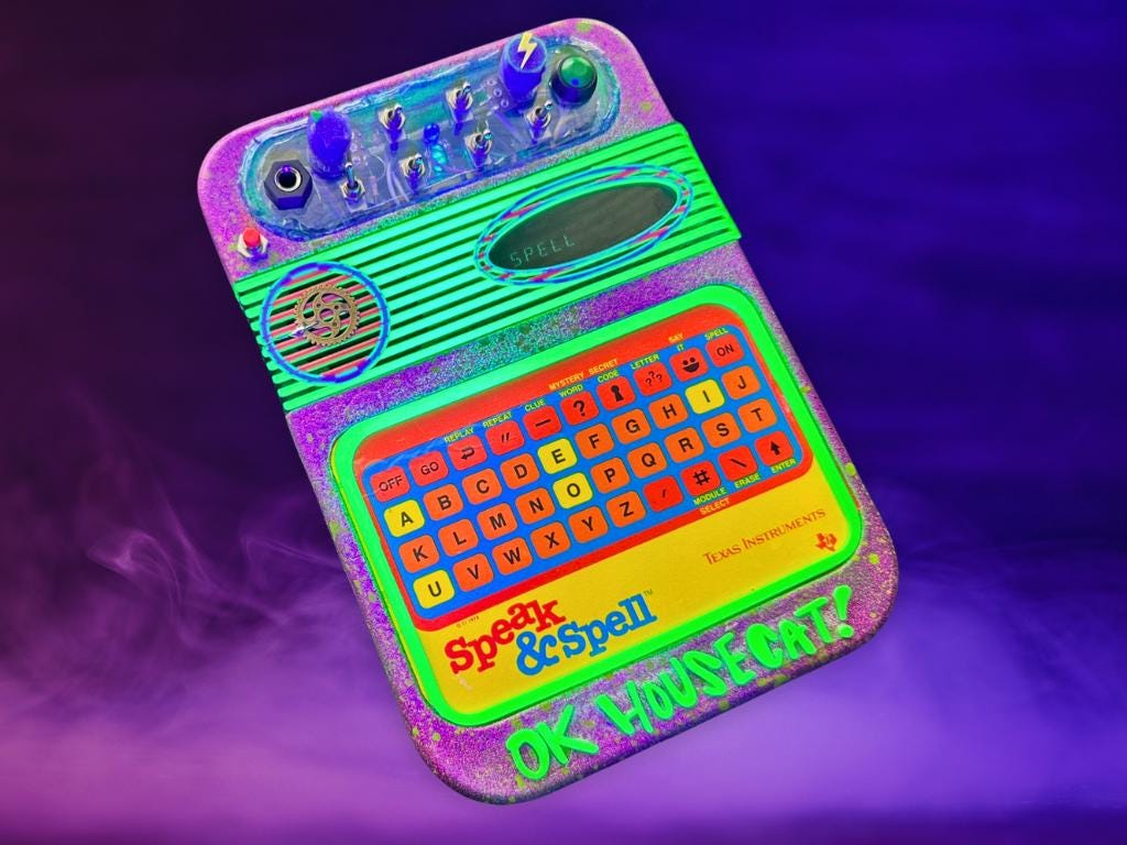 Circuit Bent Speak & Read - "Ultraviolet"