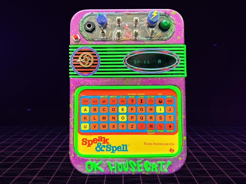 Circuit Bent Speak & Read - "Ultraviolet"