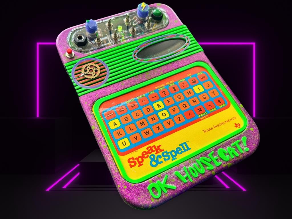 Circuit Bent Speak & Read - "Ultraviolet"