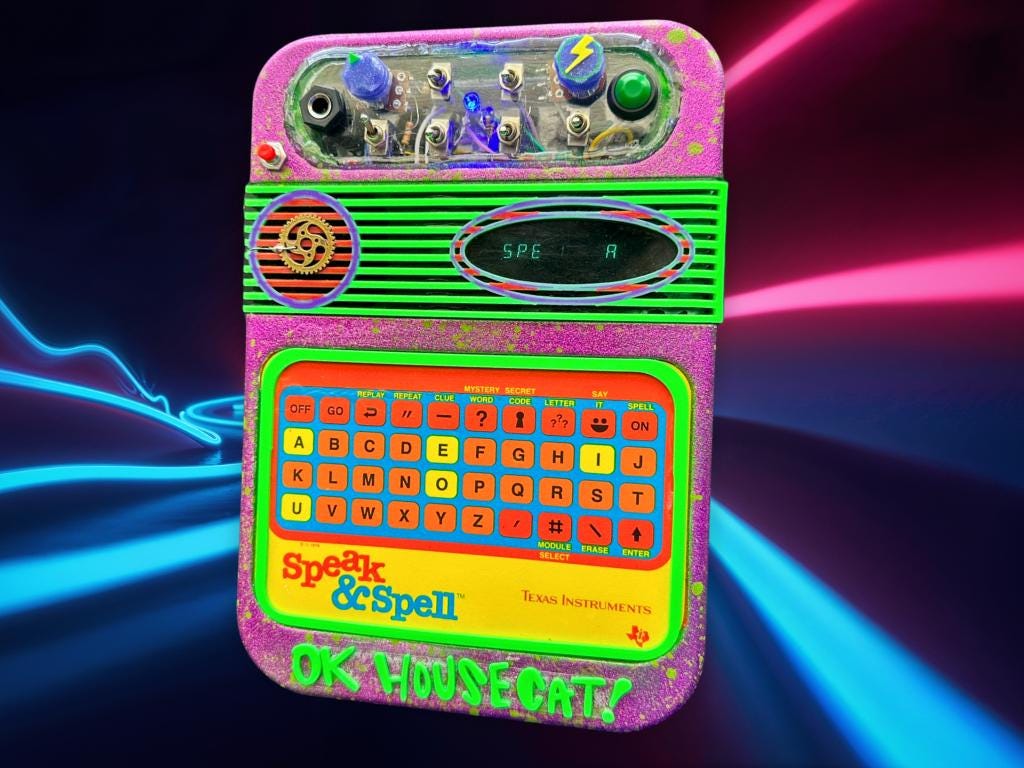 Circuit Bent Speak & Read - "Ultraviolet"