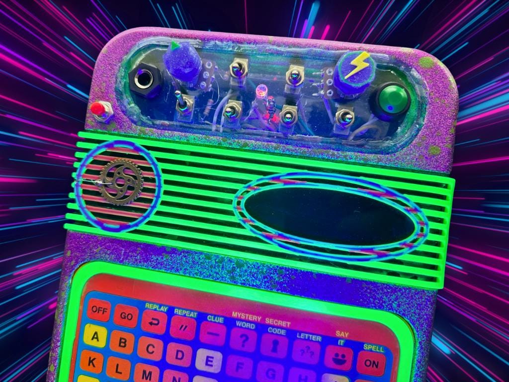 Circuit Bent Speak & Read - "Ultraviolet"