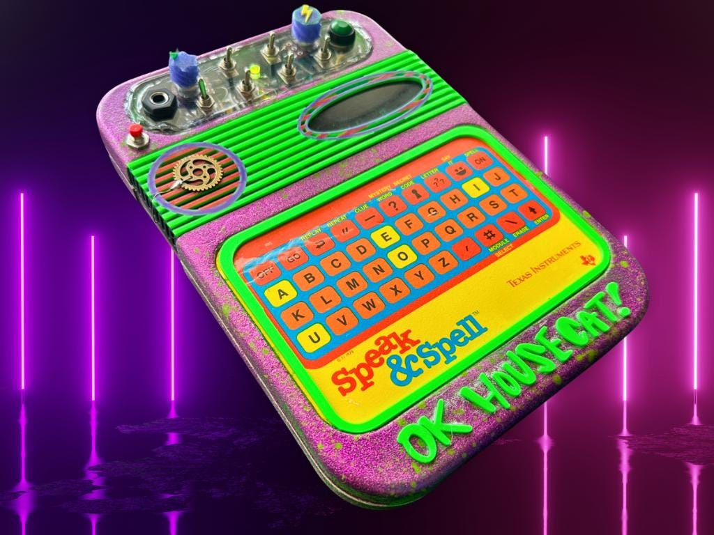 Circuit Bent Speak & Read - "Ultraviolet"