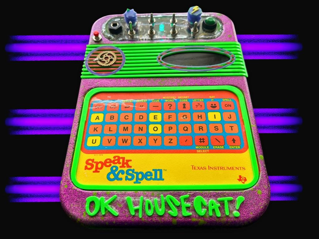 Circuit Bent Speak & Read - "Ultraviolet"
