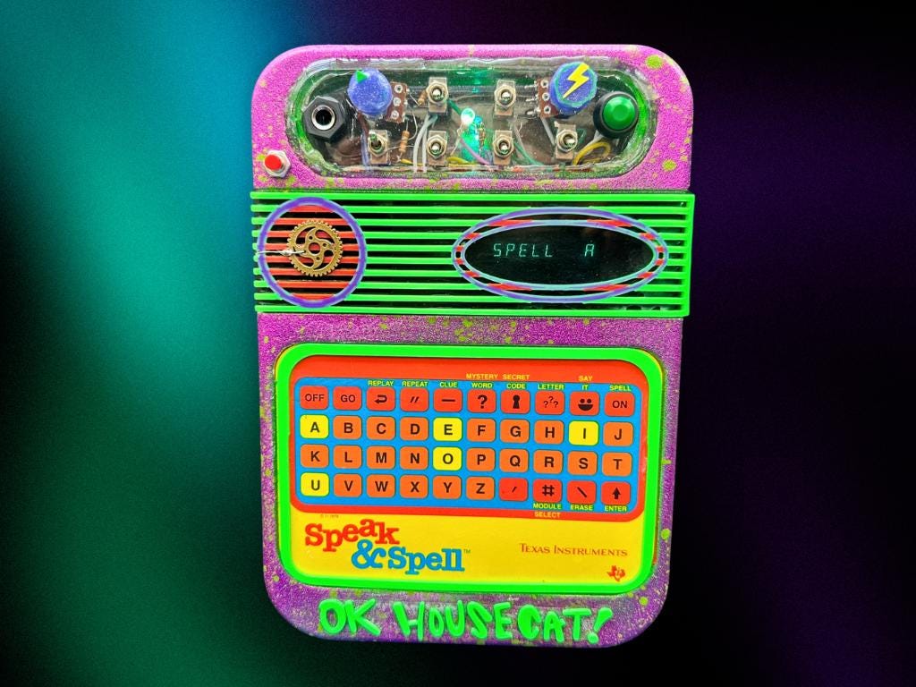 Circuit Bent Speak & Read - "Ultraviolet"