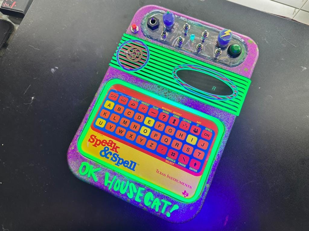 Circuit Bent Speak & Read - "Ultraviolet"