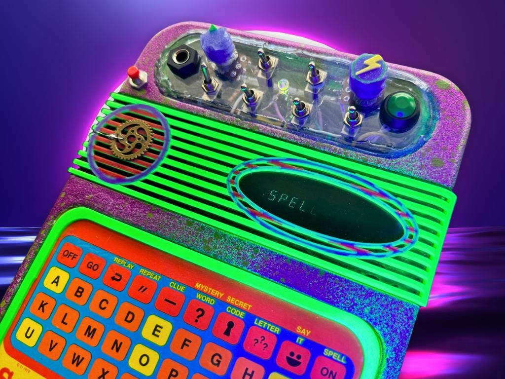 Circuit Bent Speak & Read - "Ultraviolet"