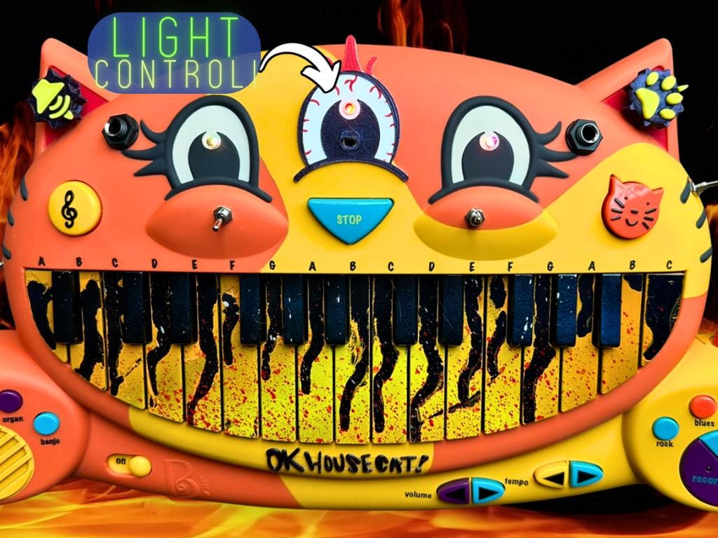 Circuit Bent MEOWSIC: Third Eye Edition ("Cinnamon Arson")