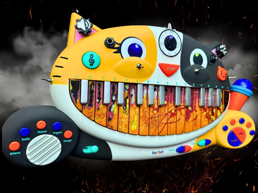 Circuit Bent MEOWSIC: Third Eye Edition ("Iron Ignition")
