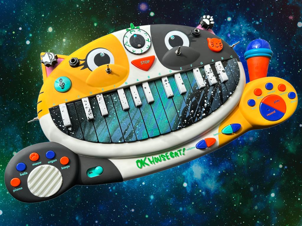 Circuit Bent MEOWSIC: Third Eye Edition ("Cosmic Mint")