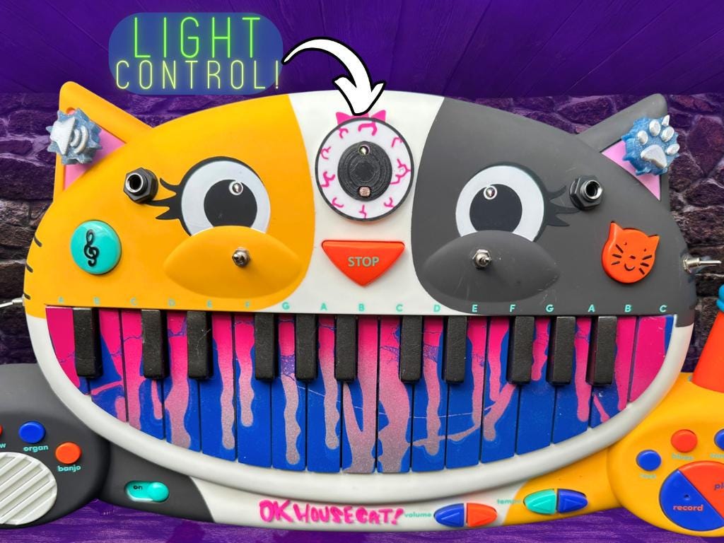 Circuit Bent MEOWSIC: Third Eye Edition ("Dungeon Plum")
