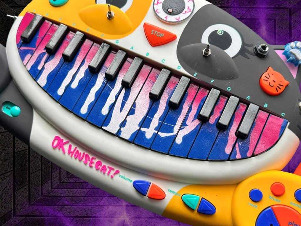 Circuit Bent MEOWSIC: Third Eye Edition ("Dungeon Plum")