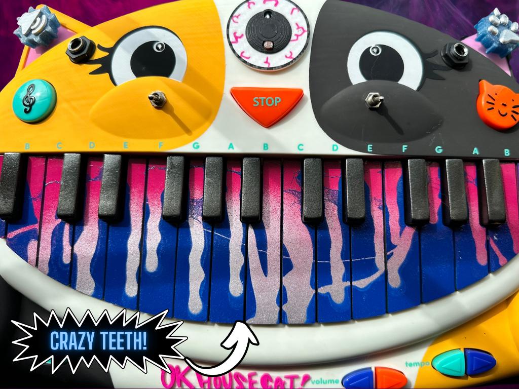 Circuit Bent MEOWSIC: Third Eye Edition ("Dungeon Plum")