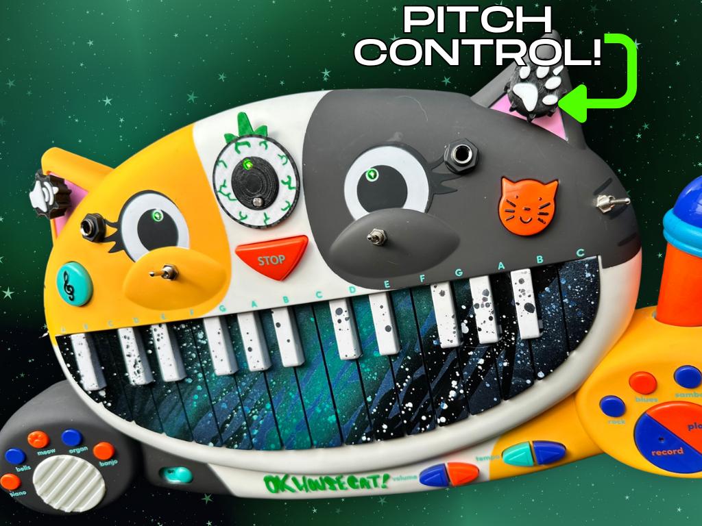 Circuit Bent MEOWSIC: Third Eye Edition ("Cosmic Mint")