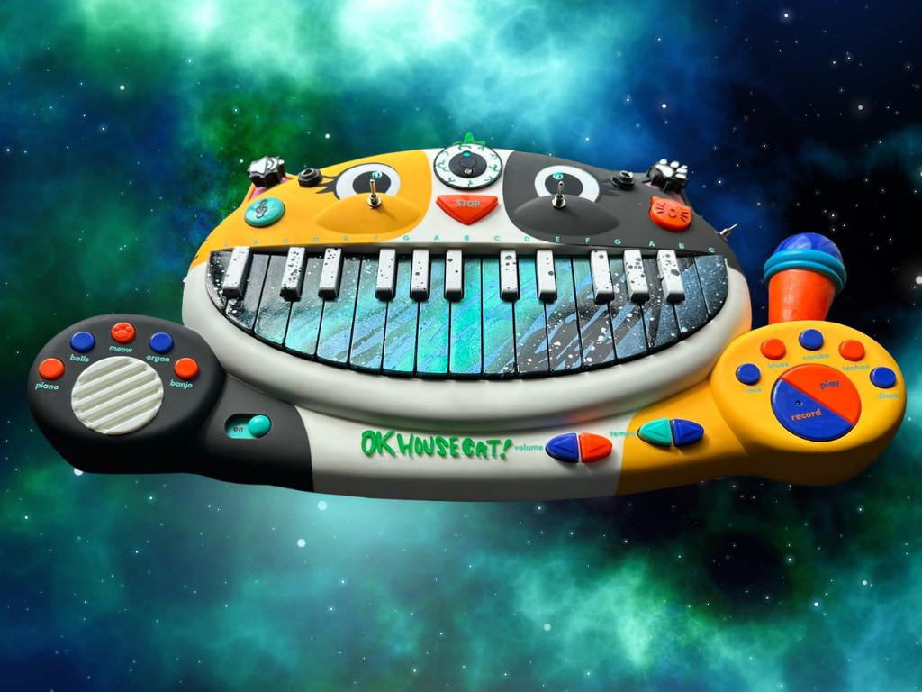Circuit Bent MEOWSIC: Third Eye Edition ("Cosmic Mint")