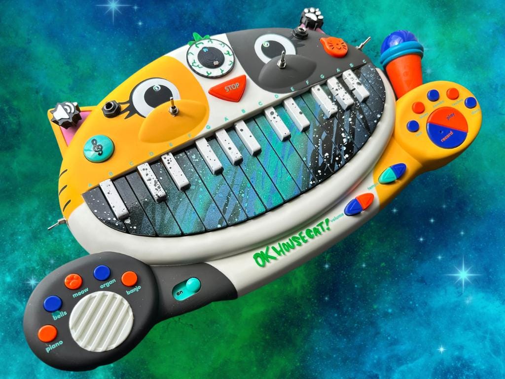 Circuit Bent MEOWSIC: Third Eye Edition ("Cosmic Mint")