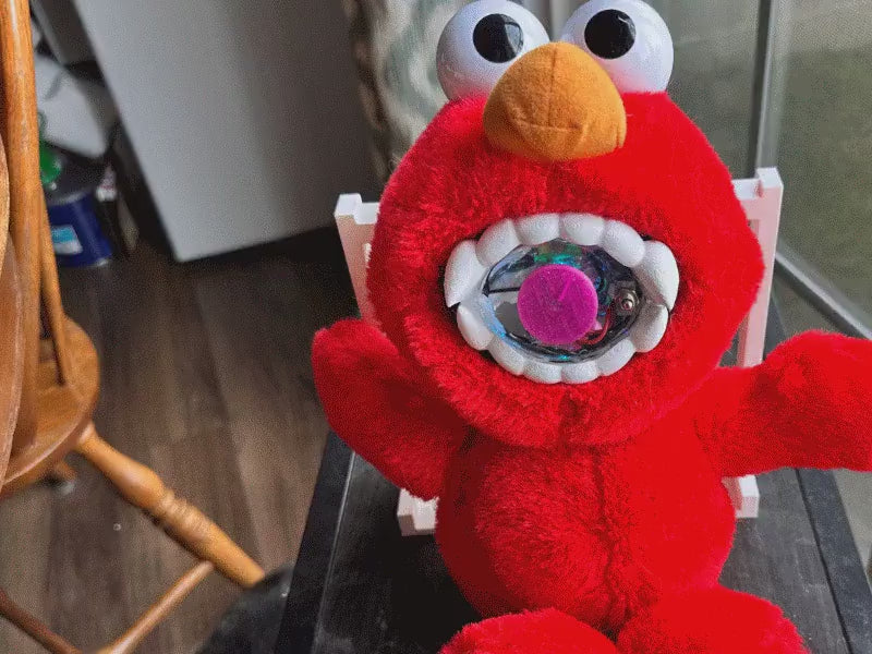 Circuit Bent Tickle-Me-Elmo:  Nostalgic Noise Toy
