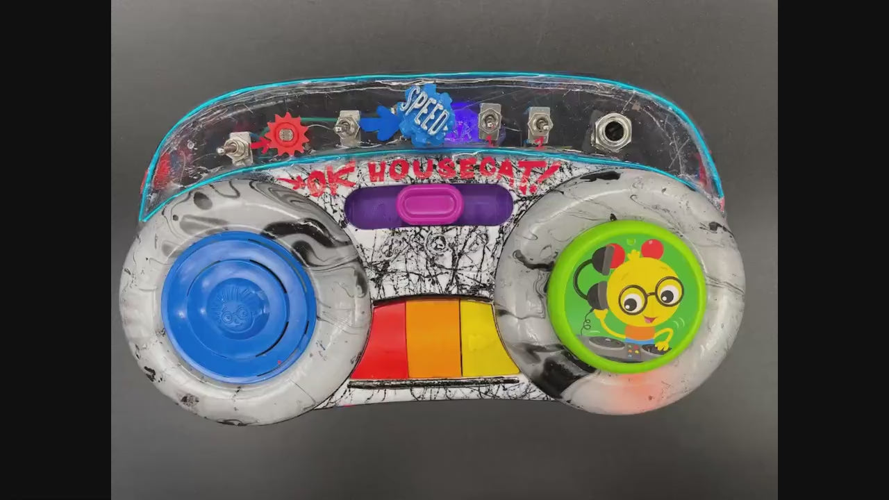 Circuit Bent Boombox: Unique Modified Musical Toy